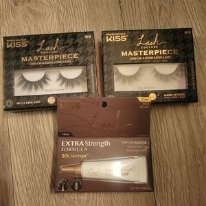 Kiss lashes couture set with adhesive
